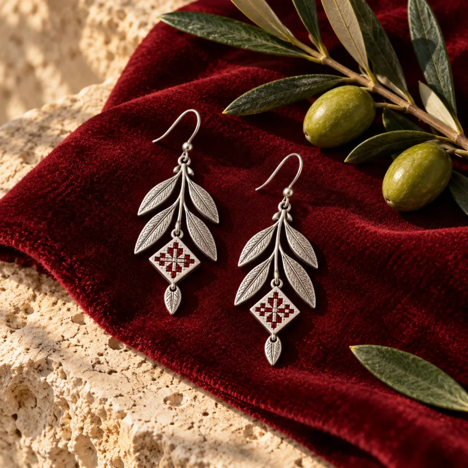 Boucles d’oreilles Palestine