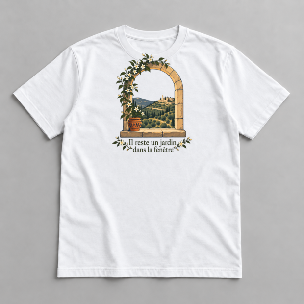 T-shirt « Fenêtre sur les collines »