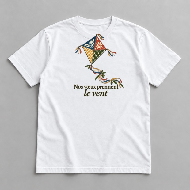 T-shirt « Ciel de papier »