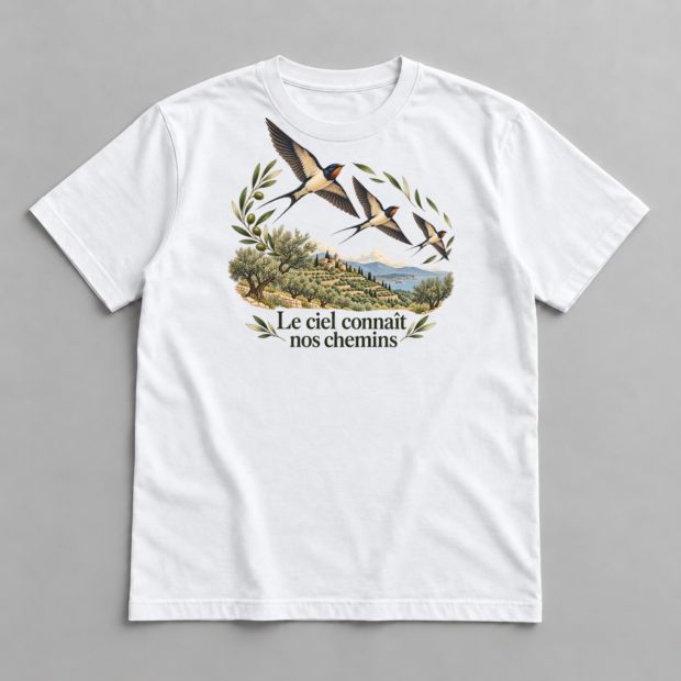 T-shirt « Le chemin des hirondelles »