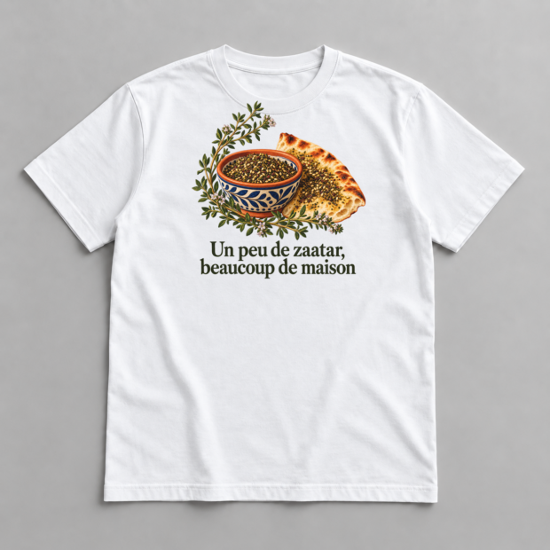 T-shirt « Un peu de zaatar »