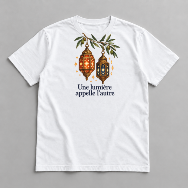 T-shirt « La lumière partagée »