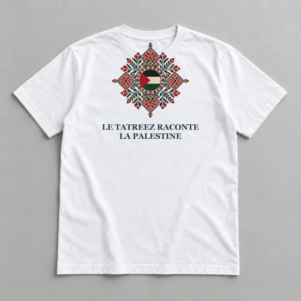 T-shirt « Le tatreez raconte la Palestine »