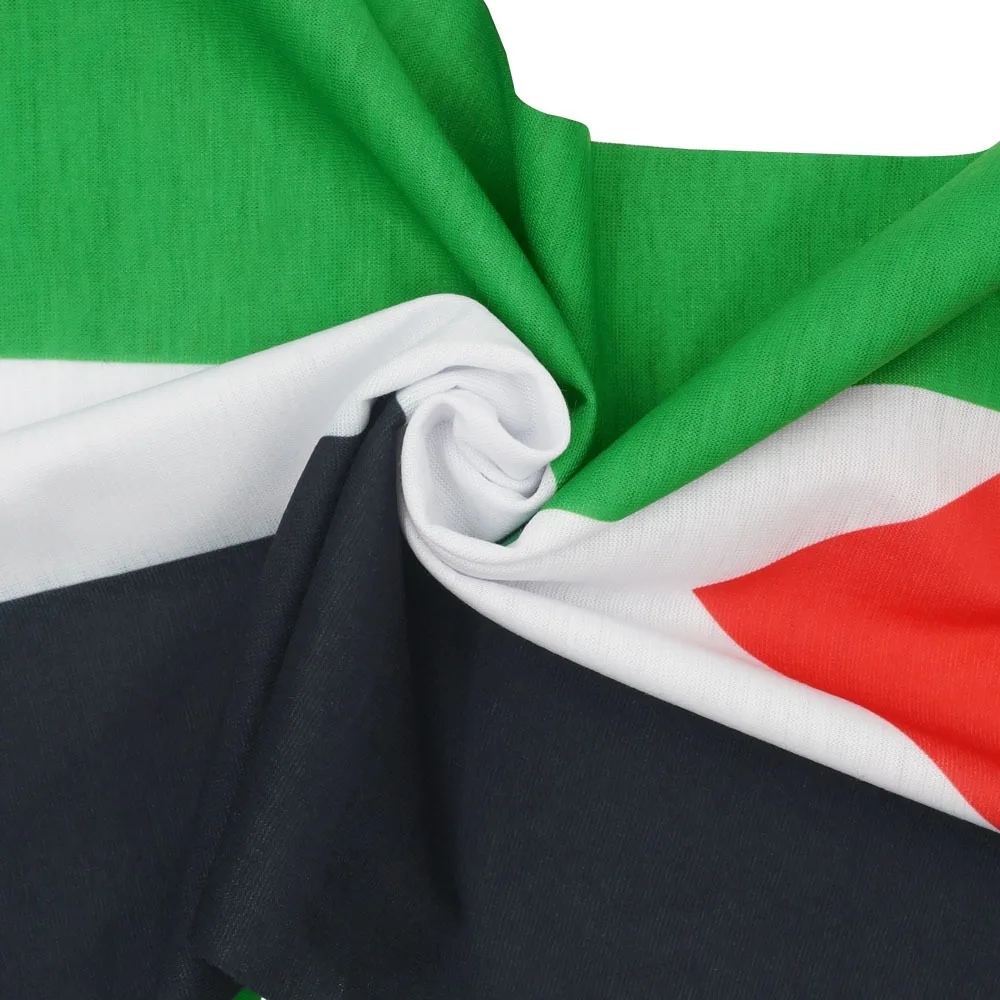 Cache-cou tubulaire palestinien aux couleurs du keffieh – 25 × 50 cm – Image 3