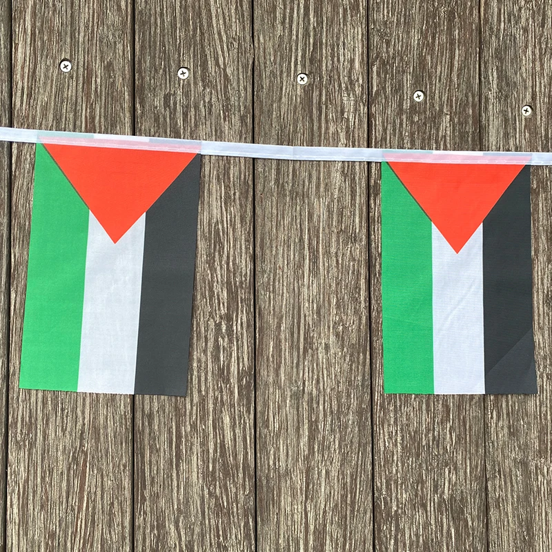 Guirlande de 20 fanions Palestine – décoration aux couleurs du drapeau – Image 2