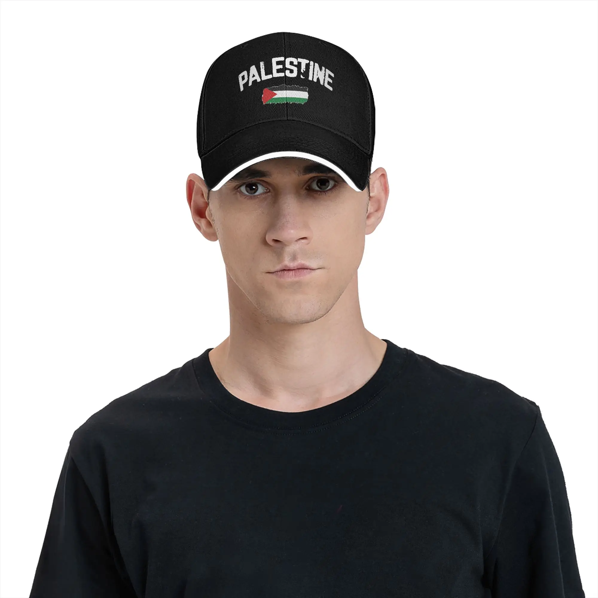 Casquette Palestine portée