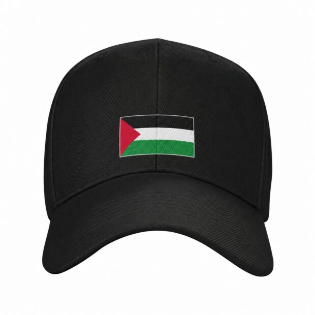 Casquette noire Palestine réglable