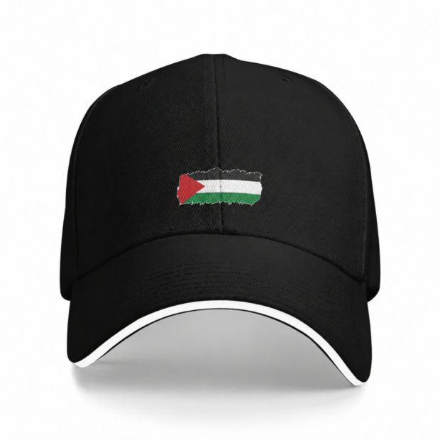 Casquette ajustable Palestine avec drapeau – plusieurs coloris