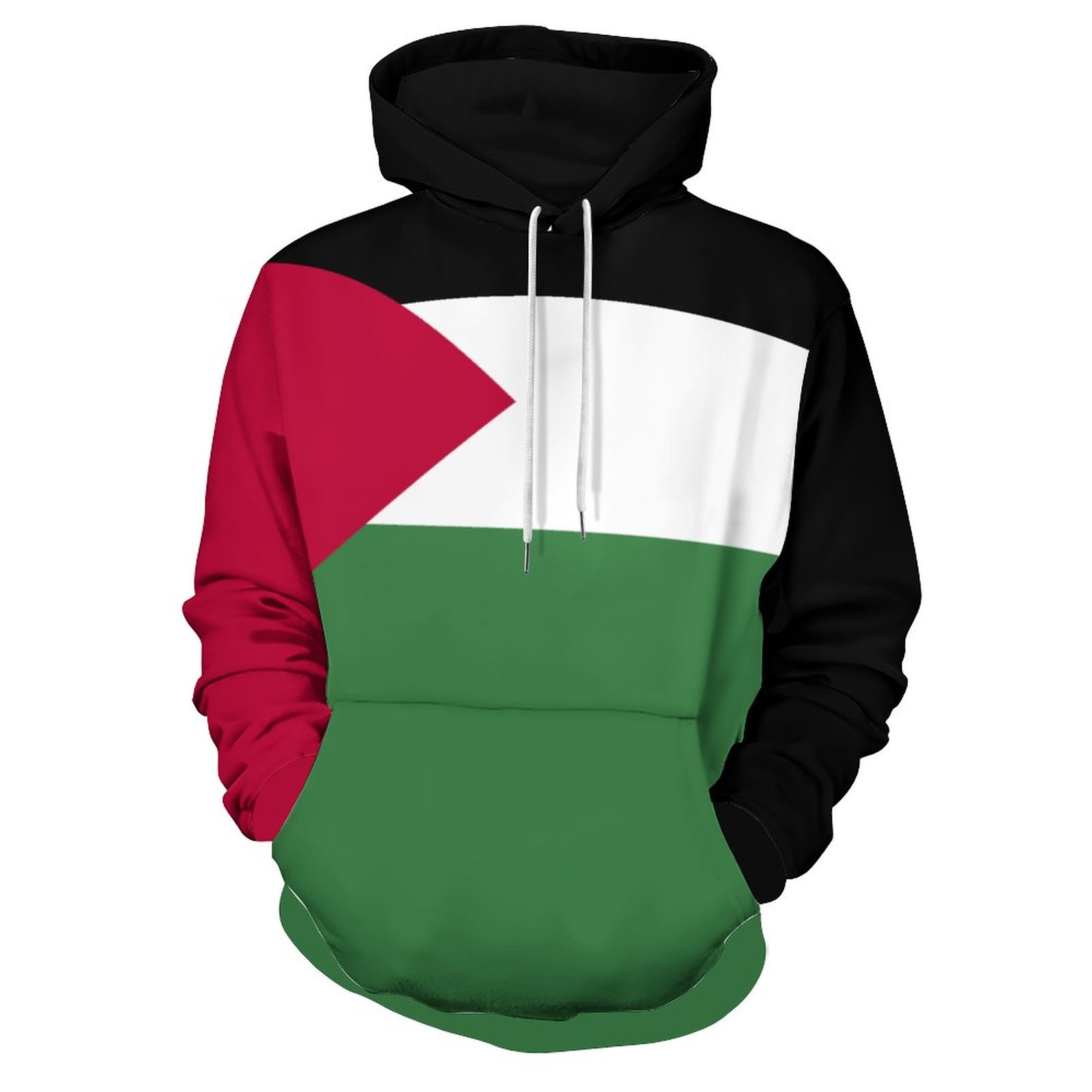 Bracelet de perles palestinien présenté en main
