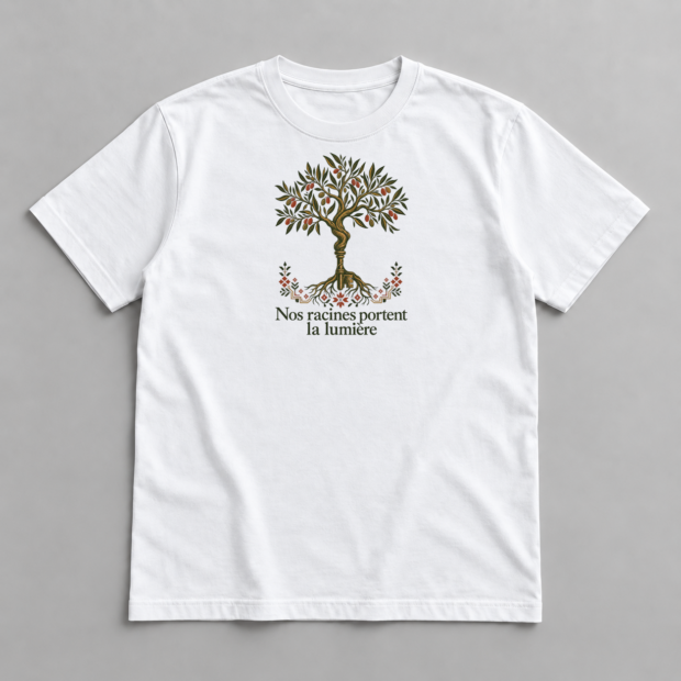 T-shirt « Racines de lumière »