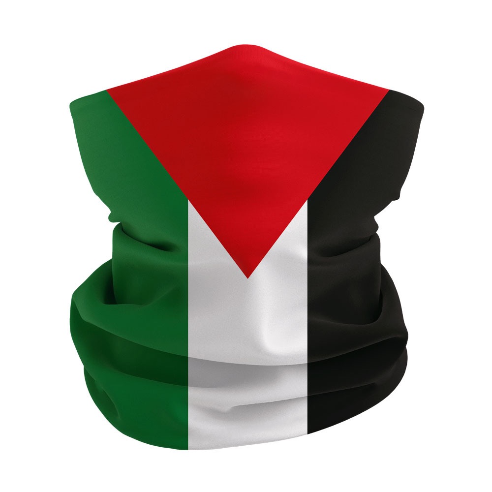 Tour de cou aux couleurs du drapeau palestinien